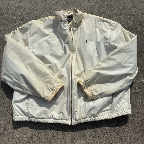 Vintage Polo Ralph Lauren Harrington Lined Jacket XL Removable Hood USA Made - Picture 6 of 15